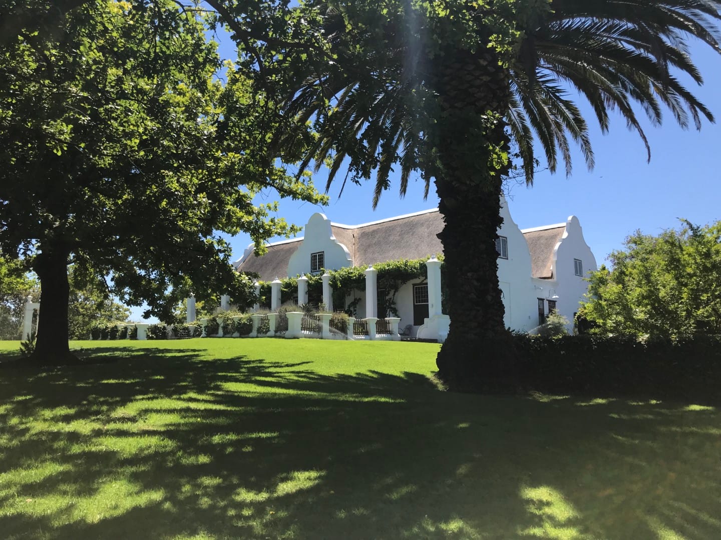 Cape Dutch architecture at Meerlust, one of the Cape's oldest estates.